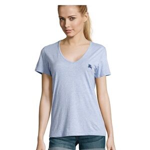 Burberry Brit V-neck Jersey Cotton T-Shirt